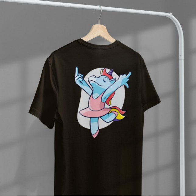 Camiseta Funny Balé Unicorn (Criador carregado)