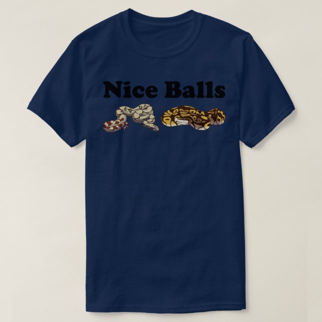 Camiseta Funny Ball Python Cobra (Frente do Design)