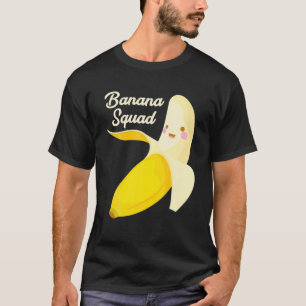 Camiseta Funny Banana Squad Trendy Bananas Fruta Lover Humo