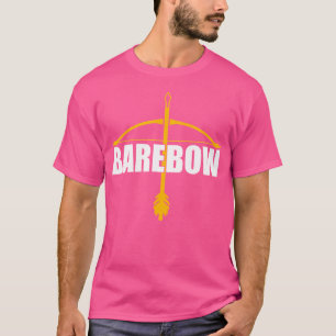 Camiseta Funny Barebow Cita Arqueiro de Fotos Legal Esporte
