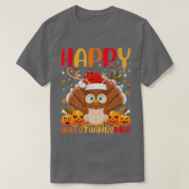 Camiseta Funny Barn Owl Bird Lover Happy Barn Owl HelloThan (Frente do Design)