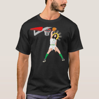 Camiseta Funny Basball Jesus Christian Humor Slam Dunk