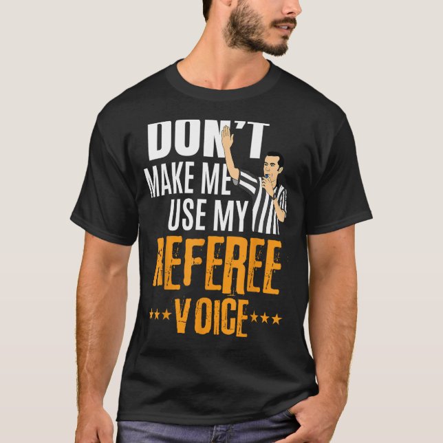 Camiseta Funny Basball Ref Hoops - Referente de Basquete (Frente)