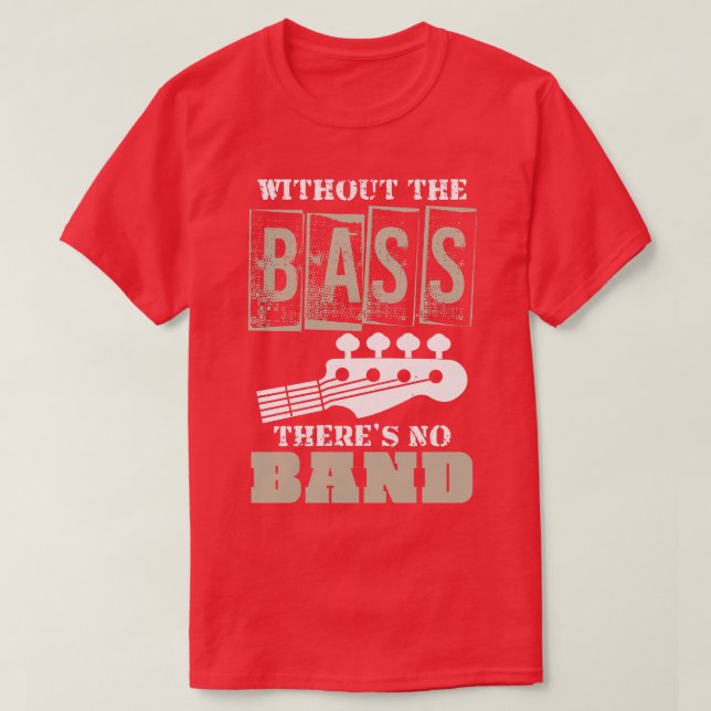 Camiseta Funny Bassistt Gift Music Lover Bass (Frente do Design)