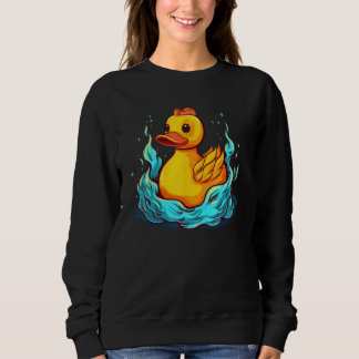 Camiseta Funny Bath rubber Duck Girl with Water