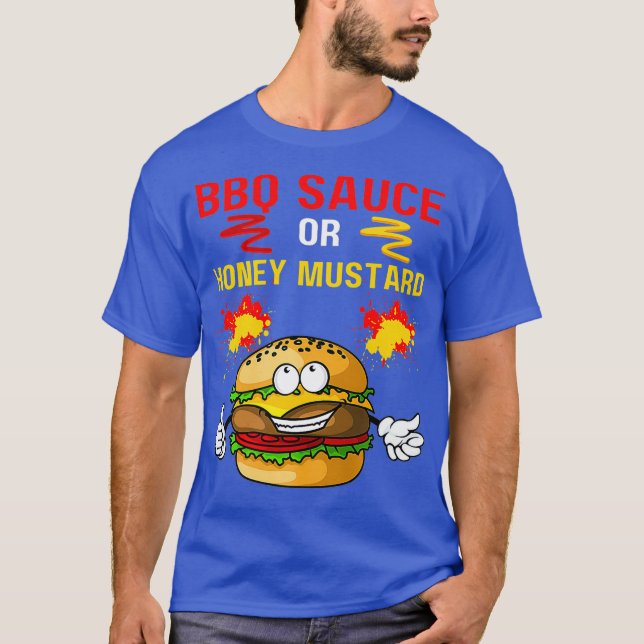 Camiseta Funny BBQ Sauce or Honey Mustard Cookout Family (Frente)