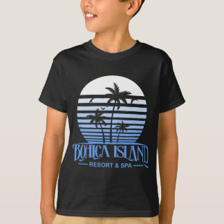 Camiseta Funny Beach Bohica Island Resort And Spa Militar