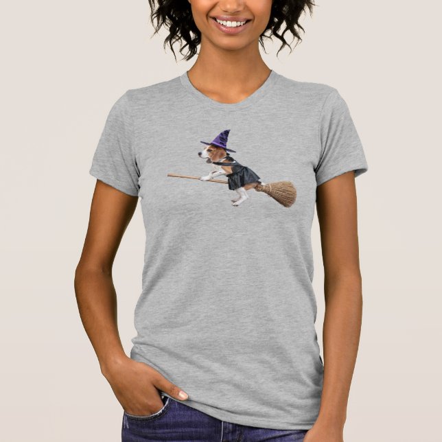 Camiseta Funny Beagle Halloween  (Frente)