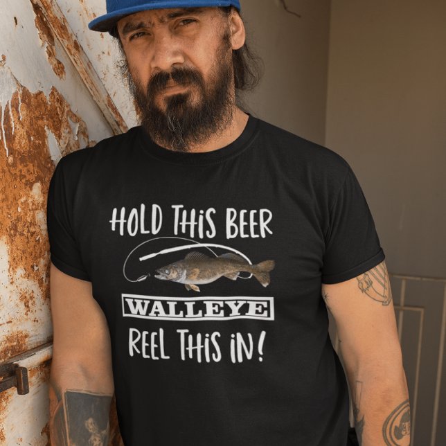 Camiseta Funny Beer Walleye Pun Hobby (Criador carregado)