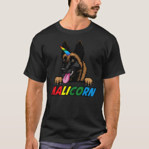 Camiseta Funny belga Malinois Malicorn para Maligator K-9