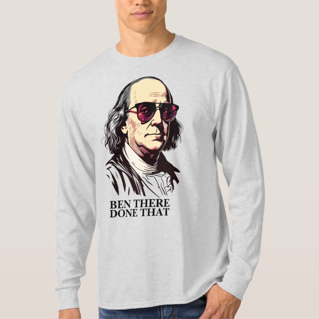 Camiseta Funny Benjamin Franklin (Frente)