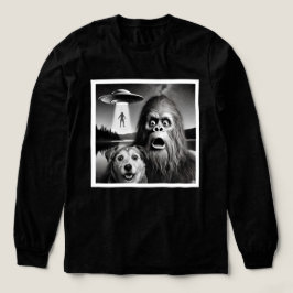 Camiseta Funny Bigfoot & Dog for  Alien believers 