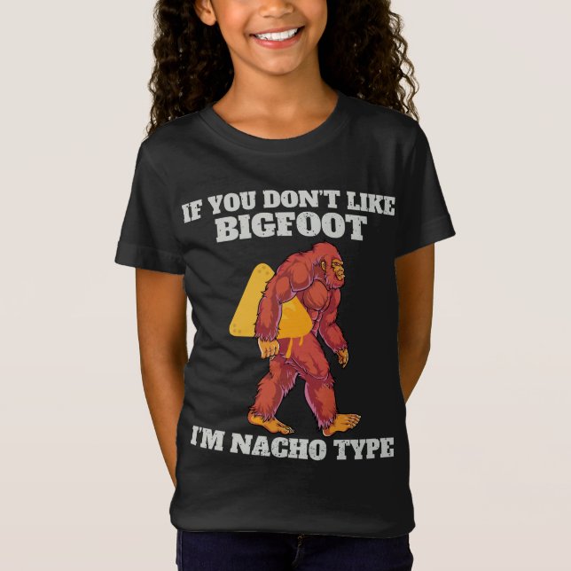Camiseta Funny Bigfoot Nacho Type (Frente)