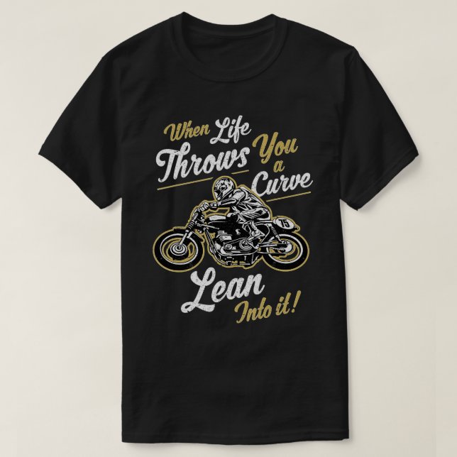 Camiseta Funny Biker cita Gift Sarcástico do Motorcycle Rid (Frente do Design)