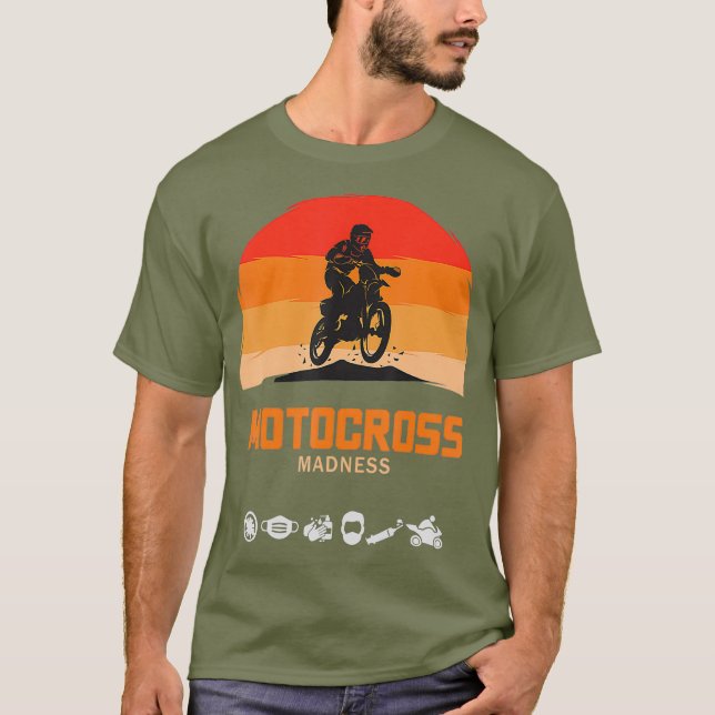 Camiseta Funny Biker s for Men Plus Size Graphic (Frente)