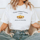 Camiseta Funny Bilingual | Jajaja & Hahaha espanhol<br><div class="desc">Apresentando uma definição hilária e verdadeira do que é ser bilíngue. Presente perfeito para qualquer aprendiz de língua na sua lista. Ou só para você! Adicione seu texto personalizado a este design usando as caixas "Editar este modelo design" no lado direito do item, ou clique no botão azul "Personalizar" para...</div>