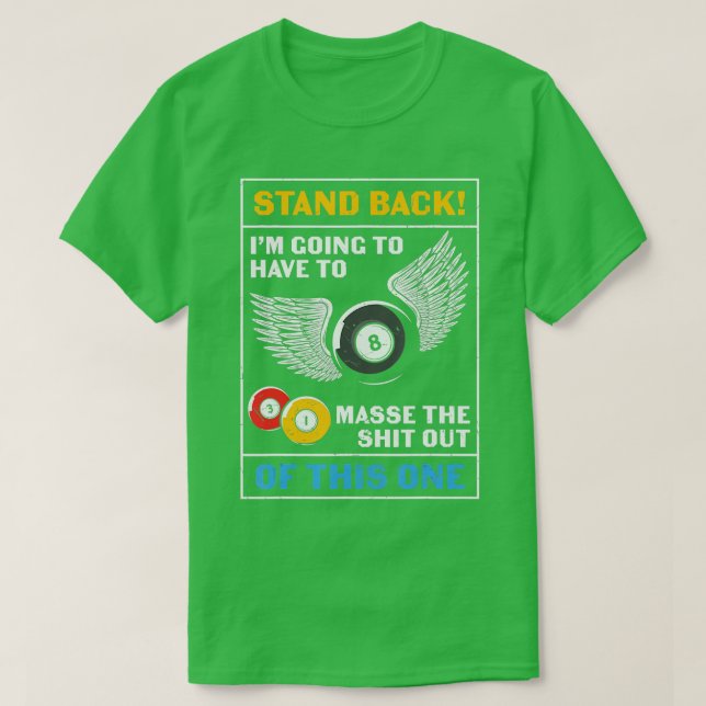 Camiseta Funny Billiards 1 (Frente do Design)