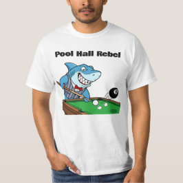 Camiseta Funny Billiards Pool Hall Rebel