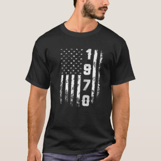 Camiseta Funny Birthday America Flag Legend Admirável Epic