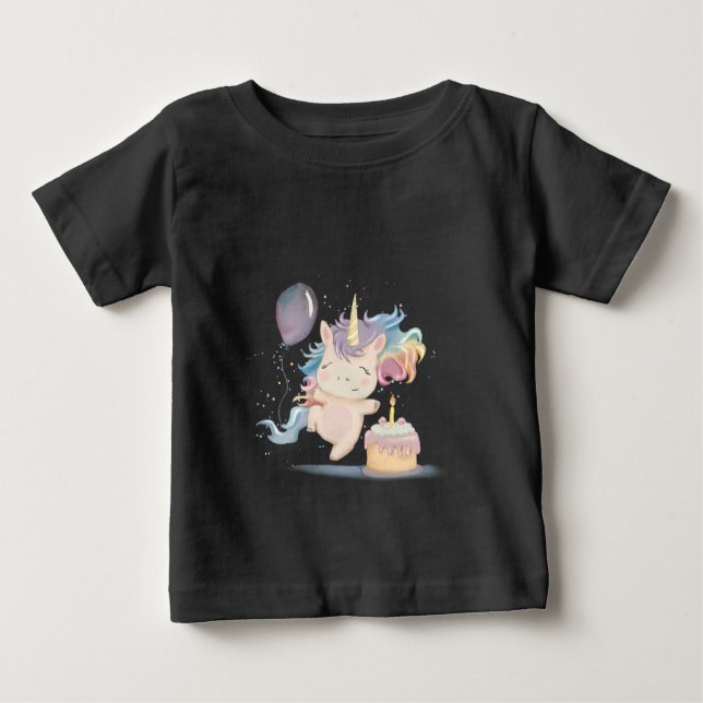Camiseta Funny Birthday Unicorn (Frente)