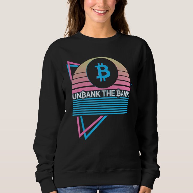 Camiseta Funny Bitcoin Crypto BTC Cryptocurrency Unbank The (Frente)