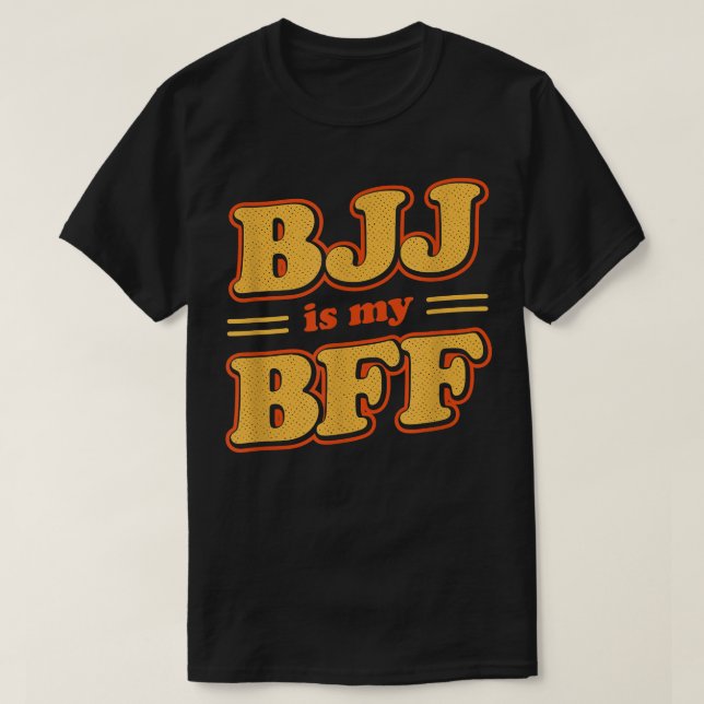 Camiseta Funny BJJ Jiu Jitsu and Grappling  (Frente do Design)