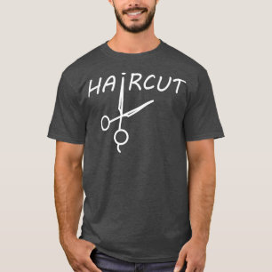 Camiseta funny black haircut t Barber s