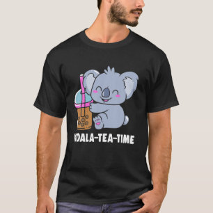 Camiseta Funny Boba Bubble Tea Koala Tea