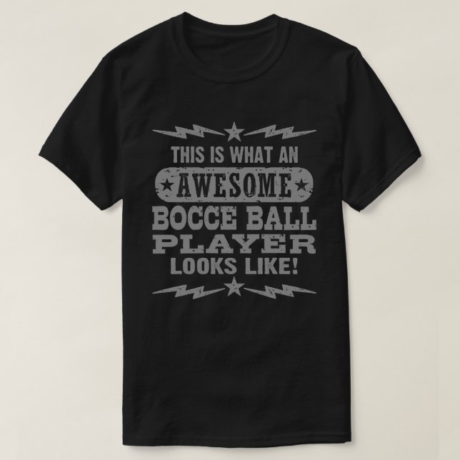 Camiseta Funny Bocce Ball (Frente do Design)
