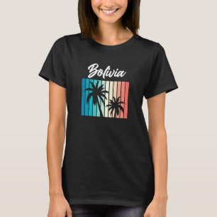 Camiseta Funny Boliviana Flag Men Mulheres Orgulham Raízes