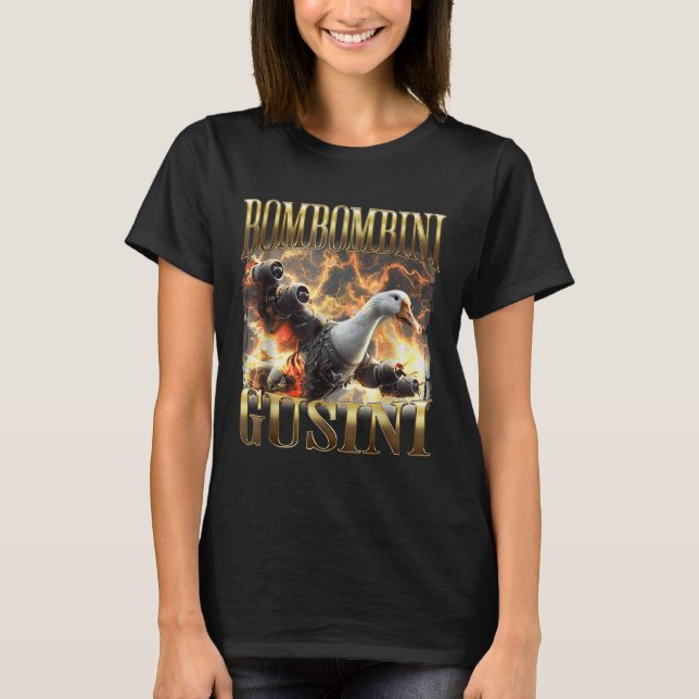 Camiseta Funny Bombombini Guzzini - Memória Brainrot Italia (Frente)