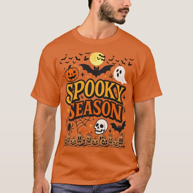Camiseta Funny boo Halloween  (Frente)