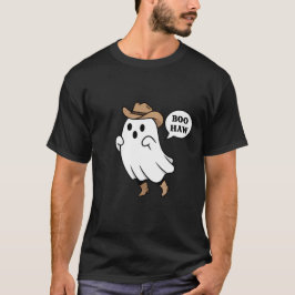 Camiseta Funny "Boo Haw" Cute Cowboy Ghost Pun