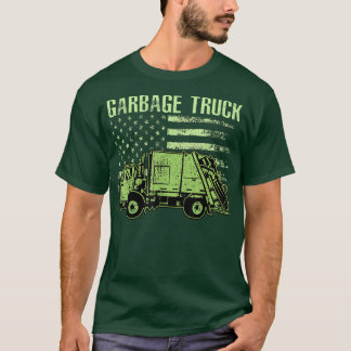 Camiseta Funny boy's Vintage Garbage Truck