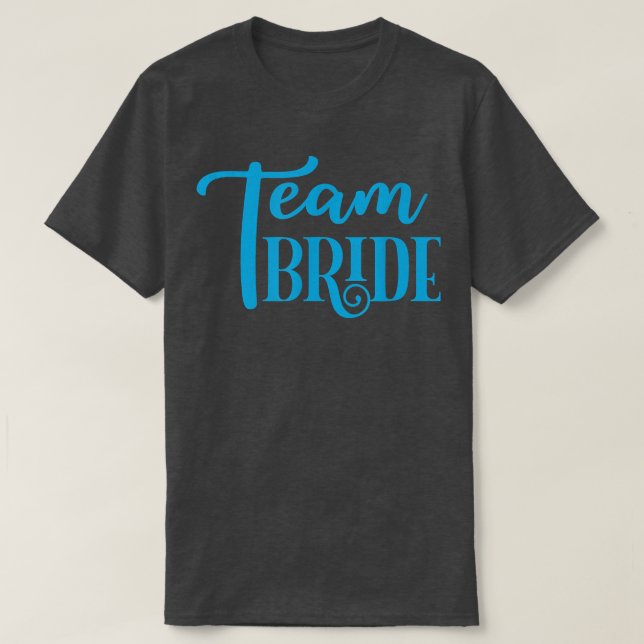 Camiseta Funny Bridesmaid Bride Bachelorette Party Team Bri (Frente do Design)