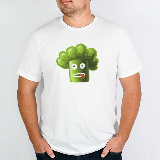 Camiseta Funny Broccoli Planta Louca Vegan Vegetariana (Criador carregado)