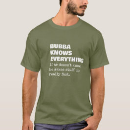 Camiseta Funny Bubba Gift For New Grandpa