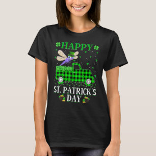 Camiseta Funny Buffalo Xadrez Green Truck Dragonfly Rua Pat