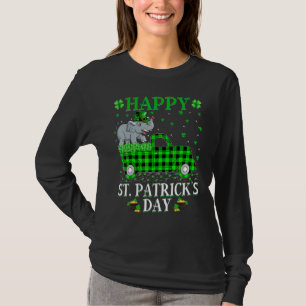 Camiseta Funny Buffalo Xadrez Green Truck Elephant Rua Patr