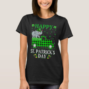 Camiseta Funny Buffalo Xadrez Green Truck Elephant Rua Patr