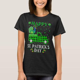 Camiseta Funny Buffalo Xadrez Verde Caminhão de Peacock Rua