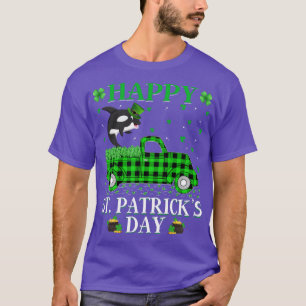 Camiseta Funny Buffalo Xadrez Verde Caminhão Orca Rua Peixe