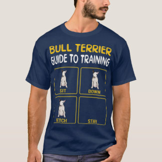 Camiseta Funny Bull Terrier Guide To Training Dog Trainer