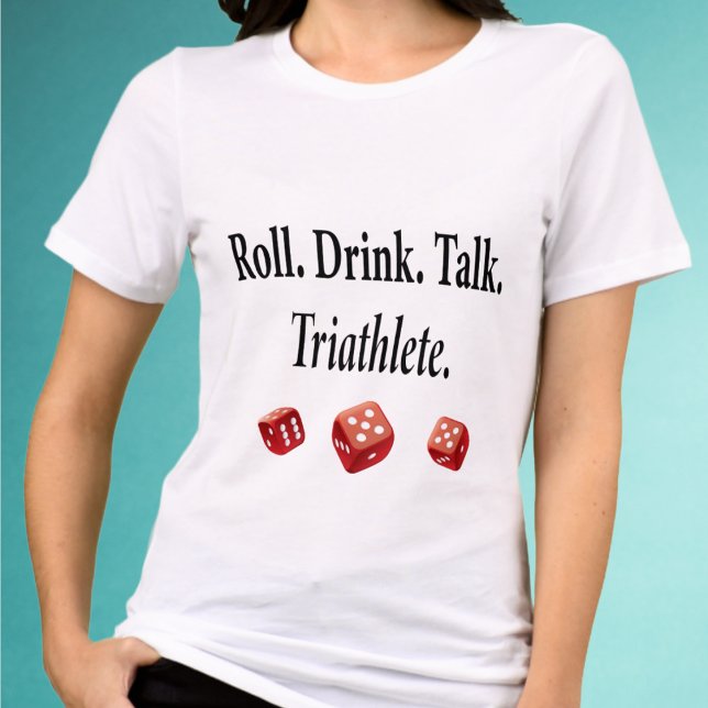 Camiseta Funny Bunco Player Dice (Funny Bunco shirt. Game on players! Red dice.)