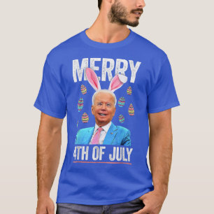 Camiseta Funny Bunny Presidente 4 De Julho Dia Do Felz pasc