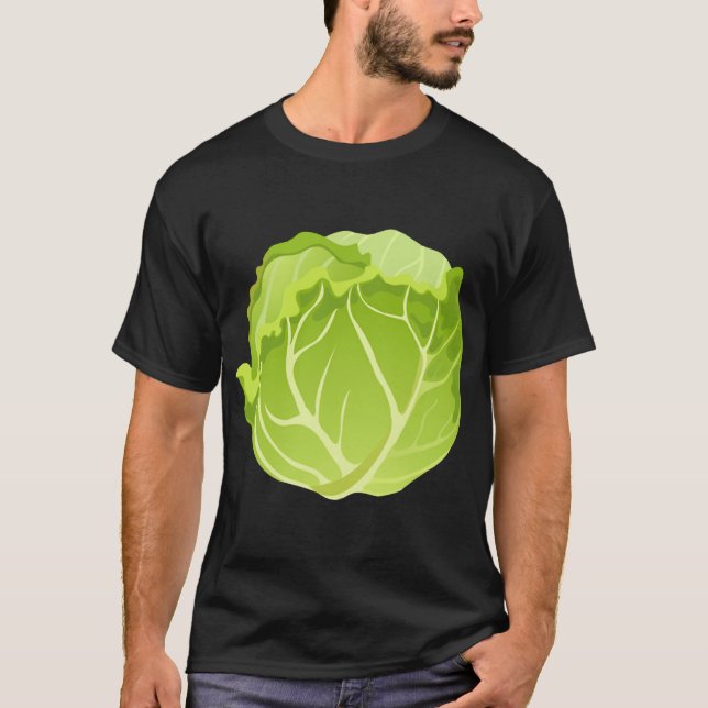 Camiseta Funny Cabbage Fruit Halloween Costume Cabbage (Frente)