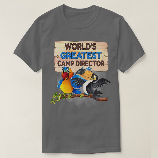 Camiseta Funny Camp Diretor Tropical (Frente do Design)