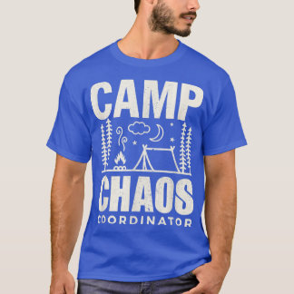 Camiseta Funny CampCamping Chaos Coordinator Hiking Adventu