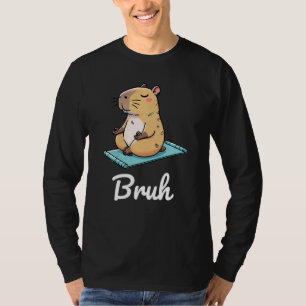 Camiseta Funny Capybara Bruh Capybaras meme Retro Lover Gif