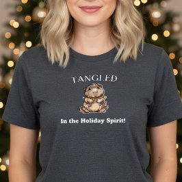 Camiseta Funny Capybara Christmas Shirt • Holiday Humor Tee